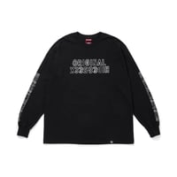 [HIDEANDSEEK×Toru Nishiura]Original H&S L/S Tee/BLACK