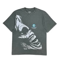 [ANDFAMILYS]Pigment Dye Tee - Monster A -/FADE BLACK