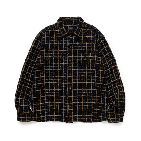 [RATS]MOLESKIN CHECK SHIRT/BLACK CHECK