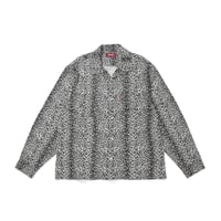[HIDE AND SEEK]Leopard L/S Shirt/WHITE
