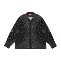 [HIDE AND SEEK]Bandana L/S Shirt(26ss)/BLACK