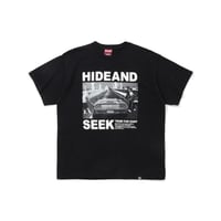 [HIDE AND SEEK]90s S/S Tee/BLK×WHT