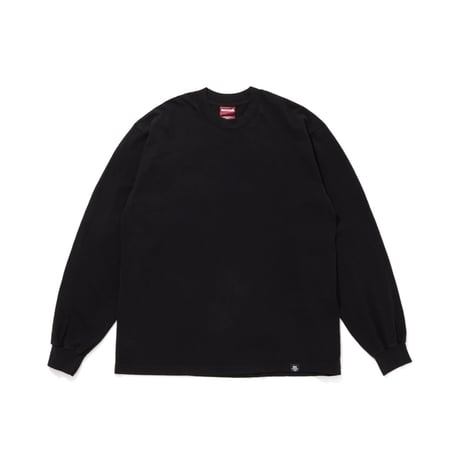 [HIDE AND SEEK] Logo L/S Tee/BLACK