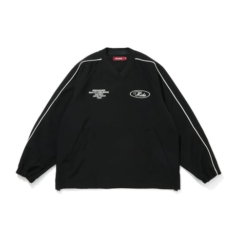 [HIDE AND SEEK]V Neck Track Jacket/BLACK