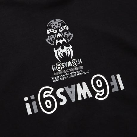 [HIDEANDSEEK×Toru Nishiura]The H&S Hooded Sweat Shirt/BLK
