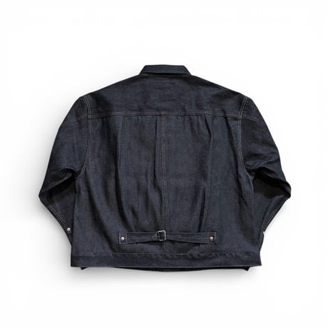 [ANDFAMILYS]Denim Jacket Record1/BLACK