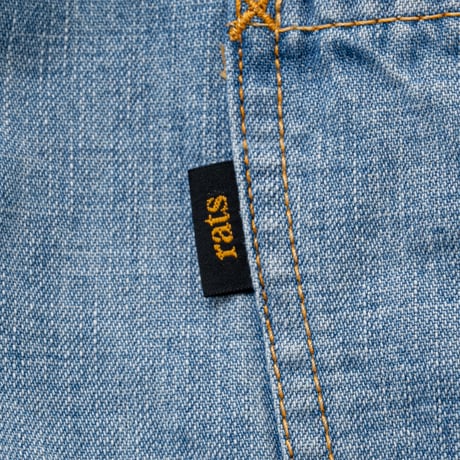 [RATS]USED LIGHT DENIM PANTS/INDIGO