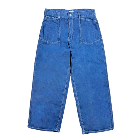 [ANDFAMILYS]ARMY DENIM PANTS M-35/F.BLUE