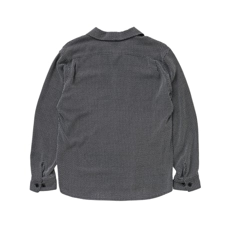 [RATS]SASHIKO DOBBY SHIRT/BLACK