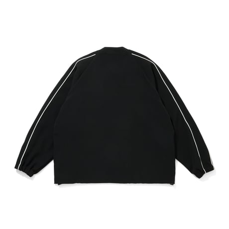 [HIDE AND SEEK]V Neck Track Jacket/BLACK