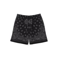 [HIDE AND SEEK]Bandana Short/BLACK