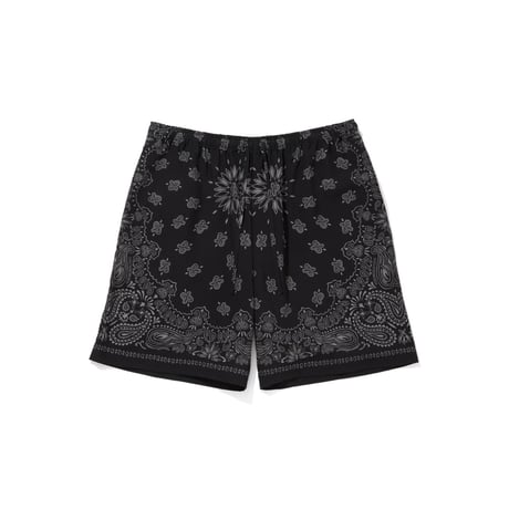 [HIDE AND SEEK]Bandana Short/BLACK