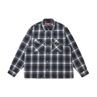 [HIDE AND SEEK]Ombre Check L/S Shirt(26ss)/BLUE