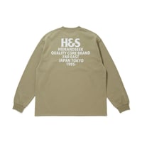 [HIDE AND SEEK]H&S L/S Tee(26ss)/BEIGE