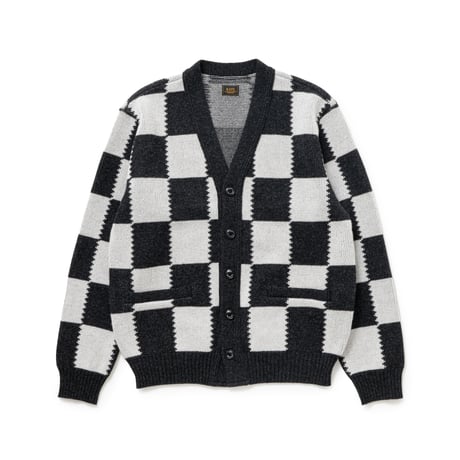 [RATS]CHECKER CARDIGAN