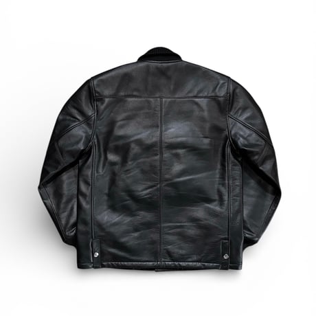 [ANDFAMILYS]Steer Oil Pharaoh Jacket/BLACK