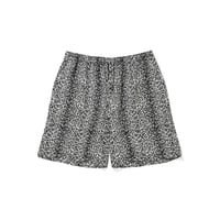 [HIDE AND SEEK]Leopard Short/WHITE