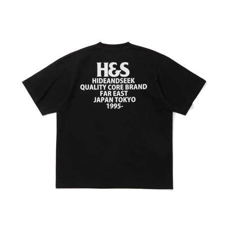 [HIDE AND SEEK]H&S S/S Tee(26ss)/BLACK