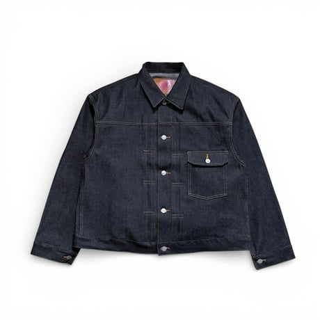 [ANDFAMILYS]Denim Jacket Record1/BLACK