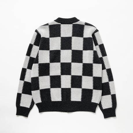 [RATS]CHECKER CARDIGAN