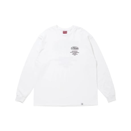 [HIDE AND SEEK]HDNSK L/S Tee/WHITE