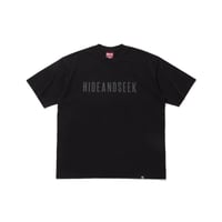 [HIDE AND SEEK]Logo S/S Tee(26ss)/BLACK