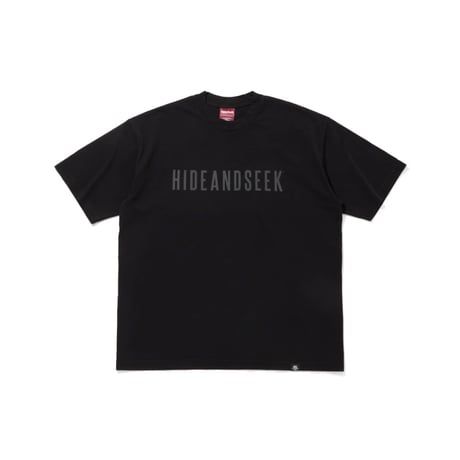 [HIDE AND SEEK]Logo S/S Tee(26ss)/BLACK