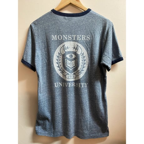 【UNIQLO】モンスターズユニバーシティ　Tシャツ　カレッジロゴ　M