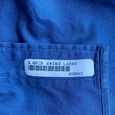 90s 【Polo Ralph Lauren】 BLAIRE ツイルコットン ボタンダウンシャツ ブルー L