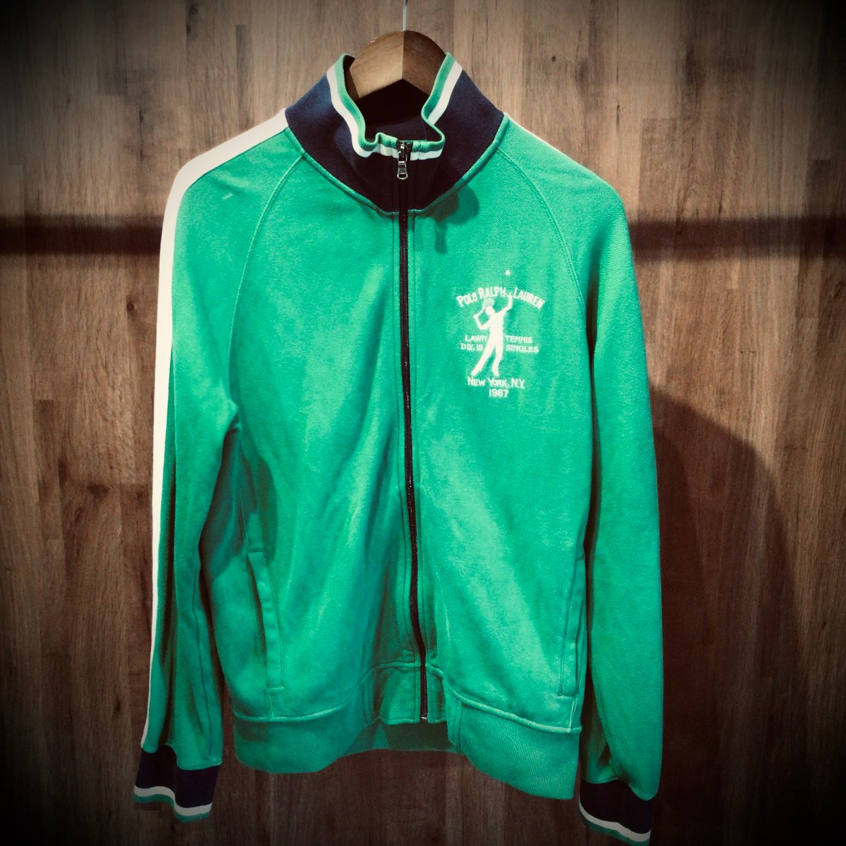 Polo by Ralph Lauren】トラックジャケット L グリーン FOREST H