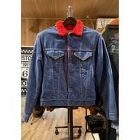 希少【DENIME】（ドゥニーム） レッドボア デニムジャケット