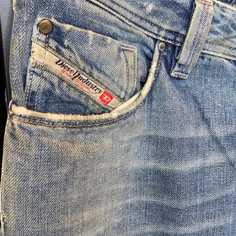 【DIESEL】ダメージ加工デニム W29 MADE IN ITALY
