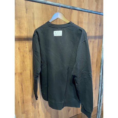 【INDEPENDENT】 クルーネック スウェット ブラック XL 1996 ナンバリングプリント 背面パッチ LIFE.CHURCH