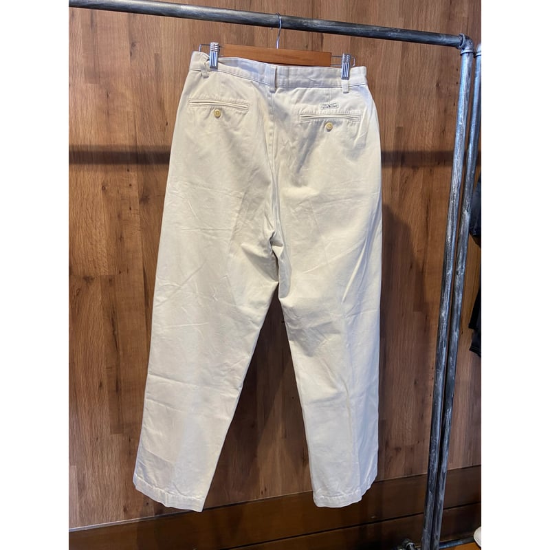 POLO RALPH LAUREN】 ツータック チノパンツ 33インチ ANDREW PA