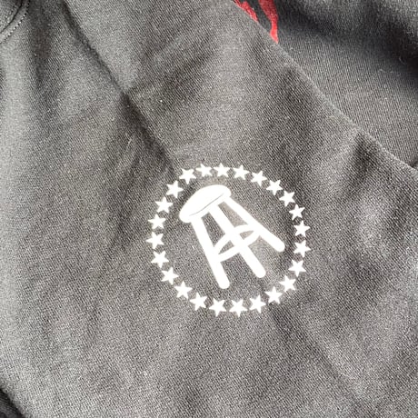 【Champion】  Barstool Sports コラボ スウェットパーカー L ブラック