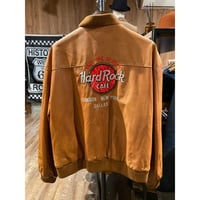 【Hard Rock CAFE 】レザー ボンバージャケット（GATTO INTERNATIONAL製）XL