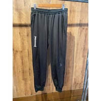 【IN THE PAINT】 裏フリース ジャージ トラックパンツ ブラック L 裾ジップ仕様