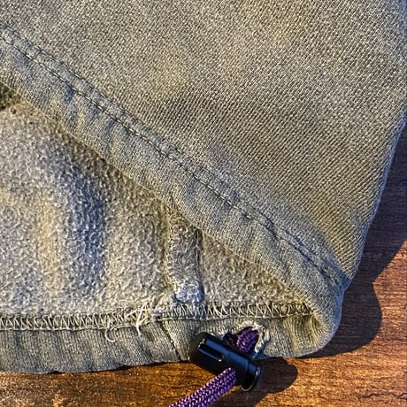 【alf / Made in USA】希少！チロリアンテープ スウェット S / 襟付き ドローコード