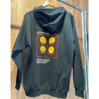 【GILDAN】 2016 イスラエル記念 グラフィック ジップパーカー ブラック L