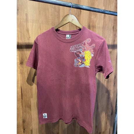 限定コラボ【CHUMS×東北楽天イーグルス】 プリント Tシャツ ボルドー メンズM アメカジ
