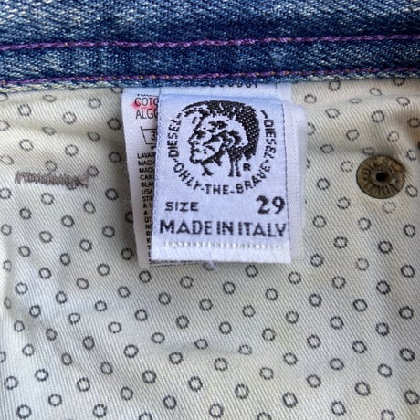 【DIESEL】ダメージ加工デニム W29 MADE IN ITALY
