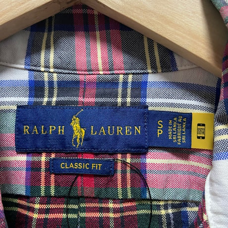 【RALPH LAUREN】タータンチェックシャツ　S