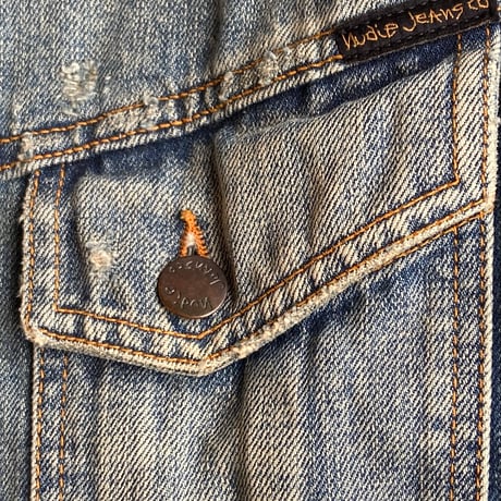 Nudie Jeans Co. BILLY デニムジャケット "SHIMMERING INDIGO" Mサイズ