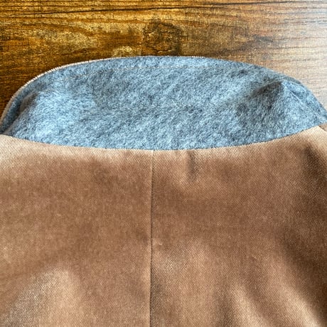 【UNITED ARROWS BLUE:LABEL】 ベロア テーラードジャケット