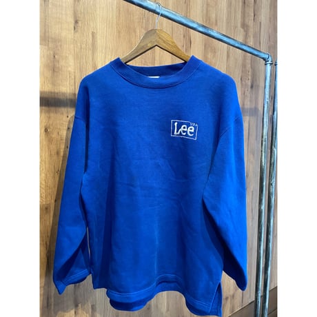 90s USA製 【Lee】 刺繍ロゴ スウェット ブルー