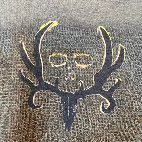 BONE COLLECTORスカル＆ウィングプリントTシャツ