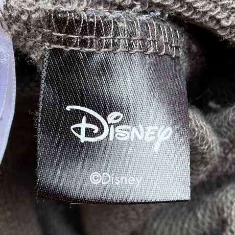 Disney ミッキー＆フレンズ バックプリント フーディー L グレー