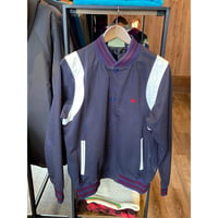 希少 【SSUR】 "NB BK" レタード アワードジャケット ネイビー [Size:L] スタジャン ストリート