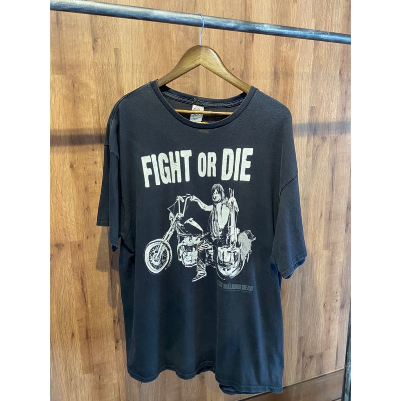 THE WALKING DEAD】 ダリル・ディクソン プリントTシャツ ブラック 2XL