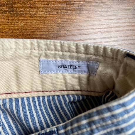 希少【Paul Smith RED EAR】 ヒッコリー ワークパンツ シンチバック ペインターパンツ ストライプ柄 XL